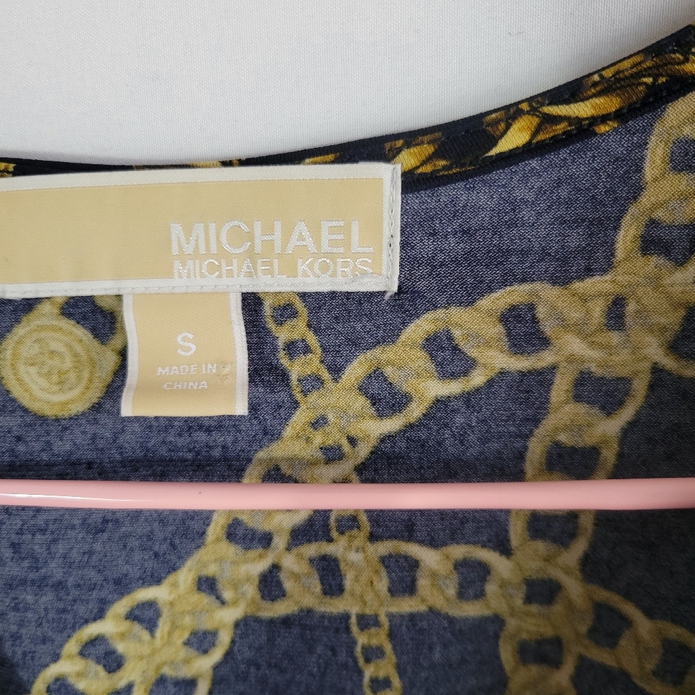Michael Kors Cold Shoulder Blouse Top - Picture 3 of 4